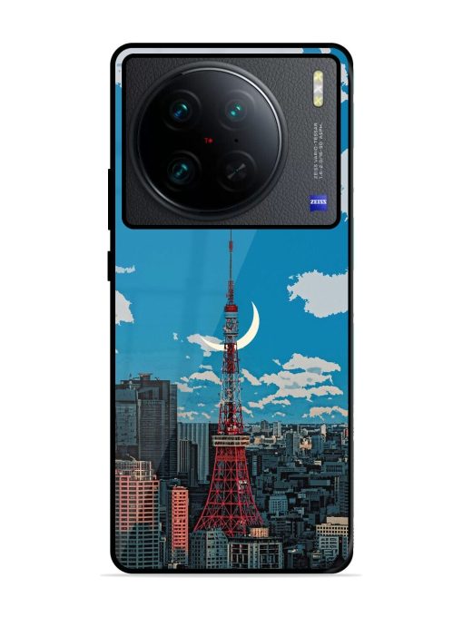 Tokyo Twilight Glossy Soft Edge Case for Vivo X90 Pro Chachhi