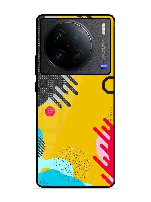 Neon Pop Glossy Soft Edge Case for Vivo X90 Pro Chachhi