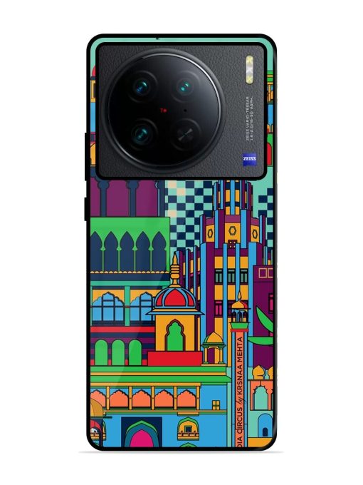 Indian Tapestry Glossy Soft Edge Case for Vivo X90 Pro Chachhi