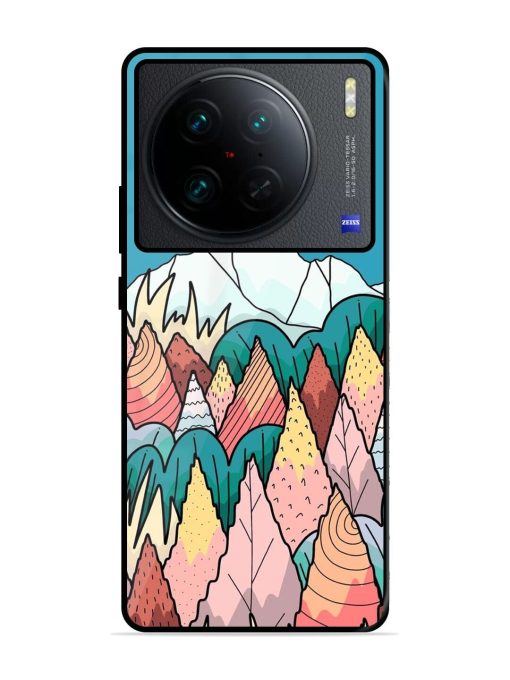 Mountain Dreamscape Glossy Soft Edge Case for Vivo X90 Pro Chachhi