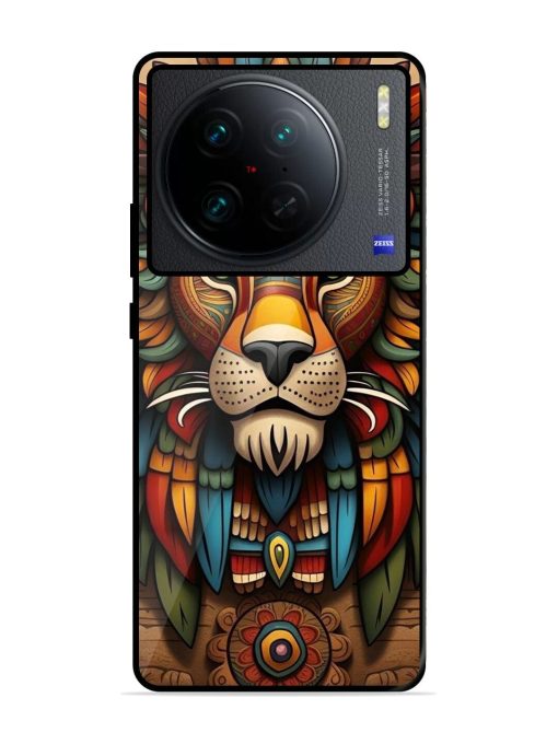 Aztec Majesty Glossy Soft Edge Case for Vivo X90 Pro Chachhi