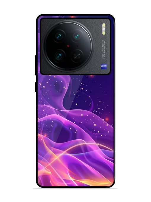 Cosmic Currents Glossy Soft Edge Case for Vivo X90 Pro Chachhi