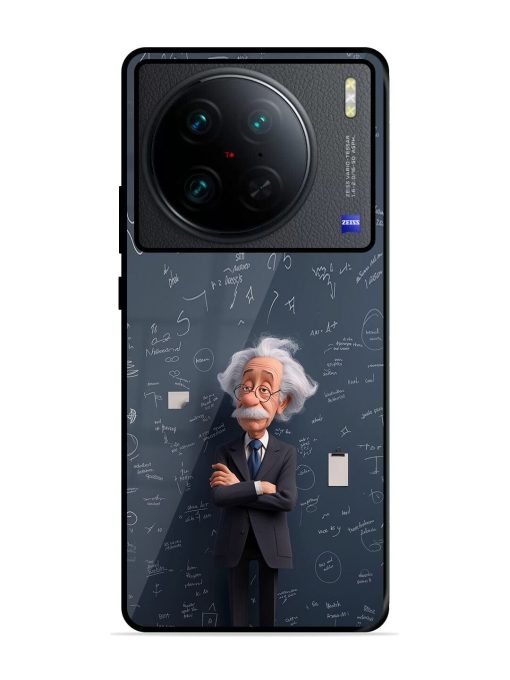 Albert Einstein Glossy Soft Edge Case for Vivo X90 Pro Chachhi