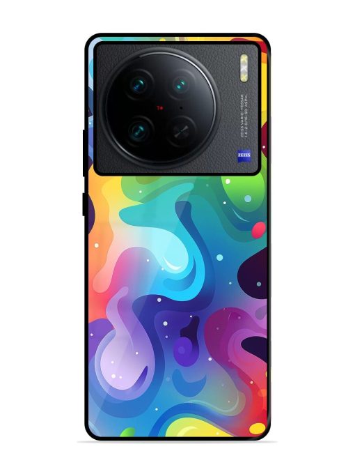 Rainbow River Glossy Soft Edge Case for Vivo X90 Pro Chachhi