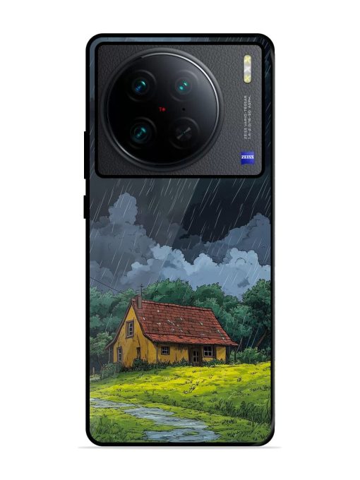 Rainy Day Retreat Glossy Soft Edge Case for Vivo X90 Pro Chachhi