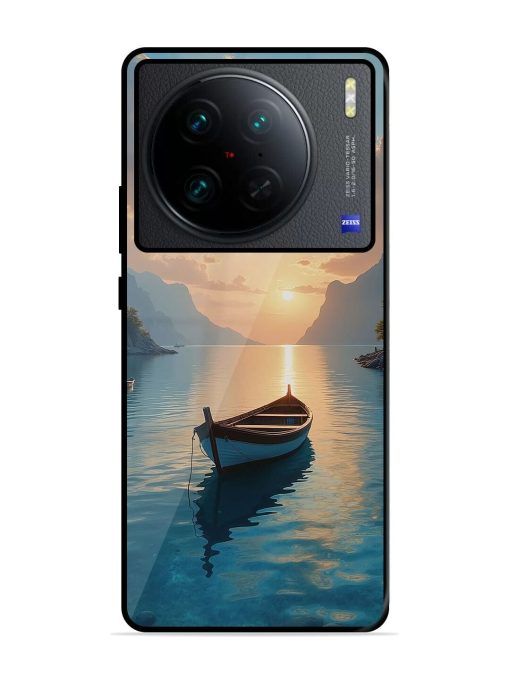 Serene Sunset Glossy Soft Edge Case for Vivo X90 Pro Chachhi