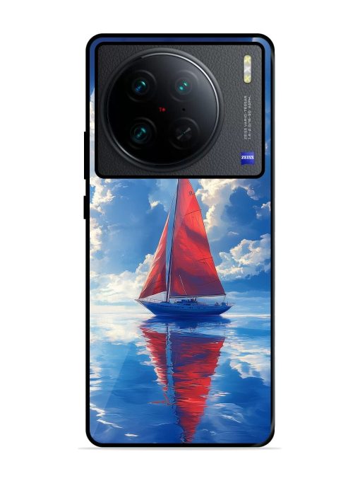 Crimson Sails Glossy Soft Edge Case for Vivo X90 Pro Chachhi