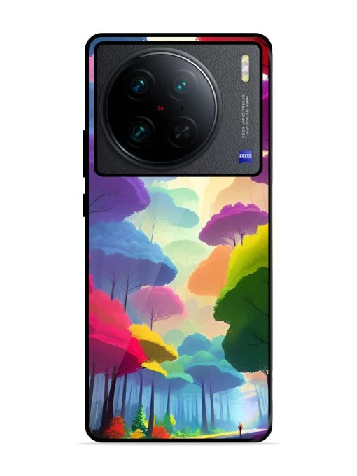 Rainbow Road Glossy Soft Edge Case for Vivo X90 Pro Chachhi