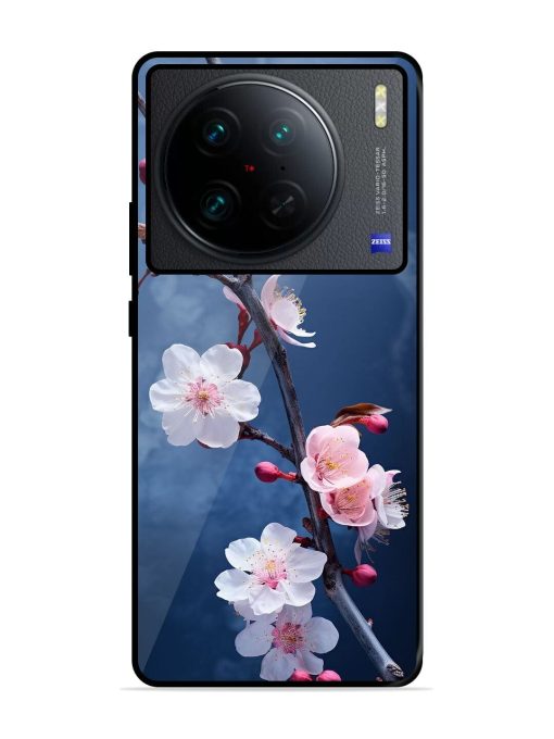 Delicate Blossoms Glossy Soft Edge Case for Vivo X90 Pro Chachhi