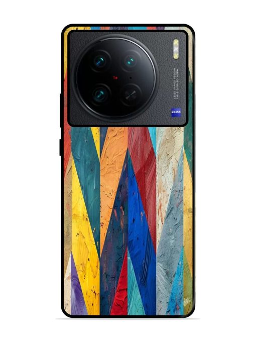 Abstract Tapestry Glossy Soft Edge Case for Vivo X90 Pro Chachhi