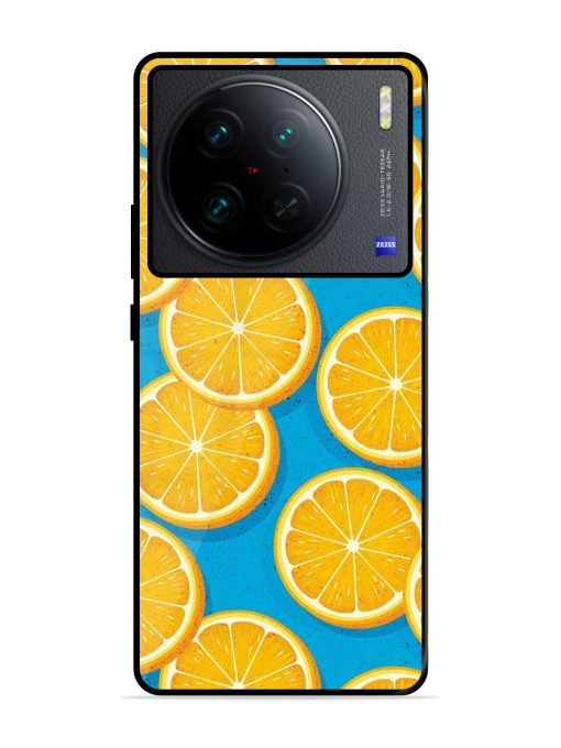 Citrus Symphony Glossy Soft Edge Case for Vivo X90 Pro Chachhi