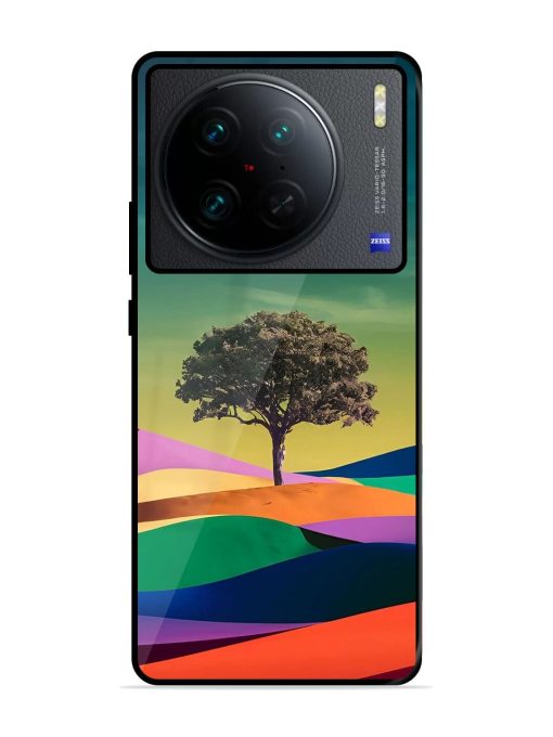 Rainbow'S Lone Sentinel Glossy Soft Edge Case for Vivo X90 Pro Chachhi