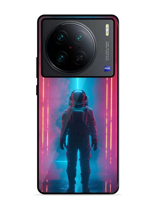 Neon Astronaut Glossy Soft Edge Case for Vivo X90 Pro Chachhi