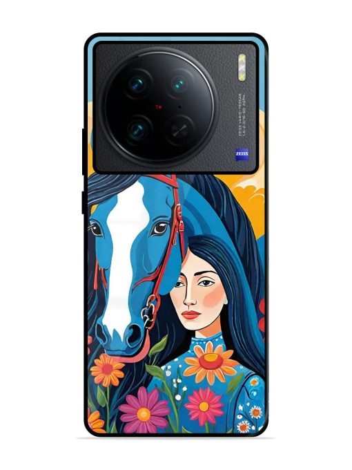 Equine Enchantment Glossy Soft Edge Case for Vivo X90 Pro Chachhi