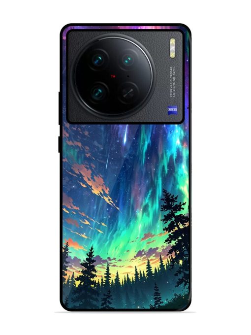 Cosmic Canvas Glossy Soft Edge Case for Vivo X90 Pro Chachhi