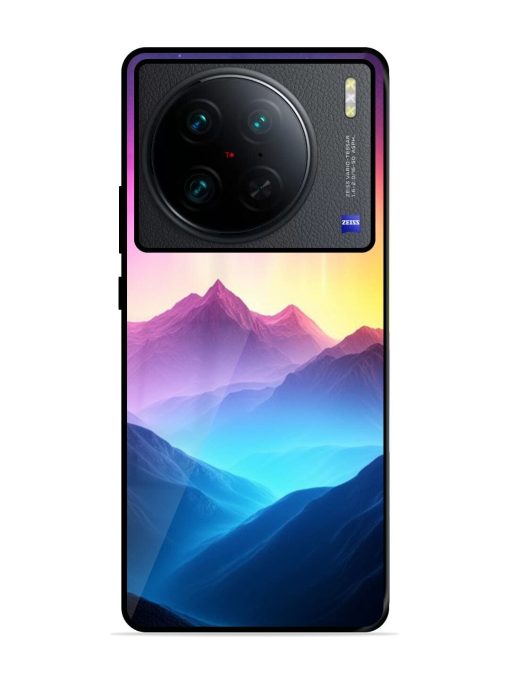 Cosmic Mountains Glossy Soft Edge Case for Vivo X90 Pro Chachhi