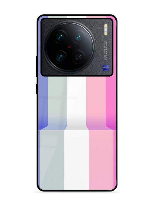 Pastel Palette Glossy Soft Edge Case for Vivo X90 Pro Chachhi