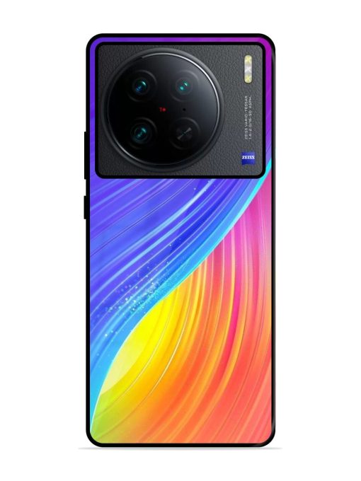 Neon Swirl Glossy Soft Edge Case for Vivo X90 Pro Chachhi