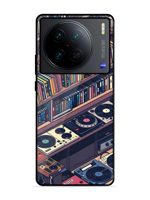 Music Lover'S Haven Glossy Soft Edge Case for Vivo X90 Pro Chachhi