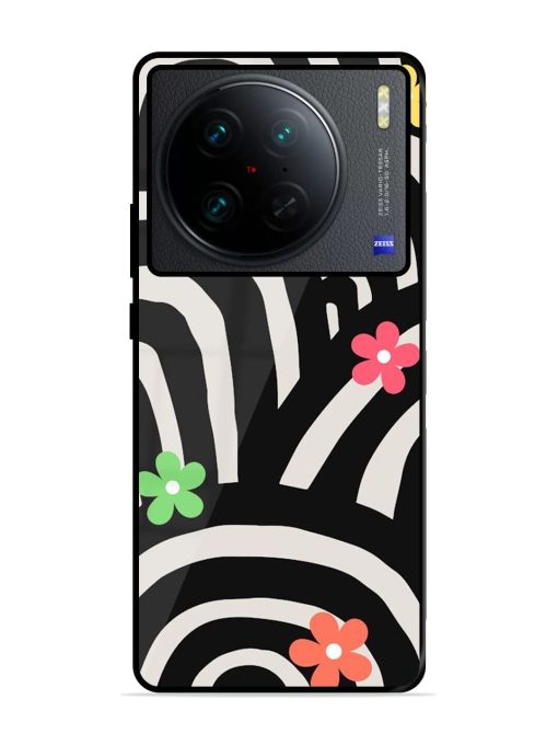 Rainbow Arcs Glossy Soft Edge Case for Vivo X90 Pro Chachhi