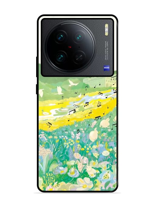 Melody In Bloom Glossy Soft Edge Case for Vivo X90 Pro Chachhi