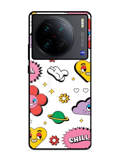 Whimsical Wonderland Glossy Soft Edge Case for Vivo X90 Pro Chachhi