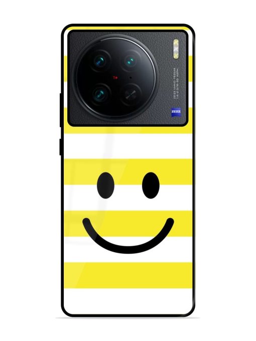 Smiling Stripes Glossy Soft Edge Case for Vivo X90 Pro Chachhi