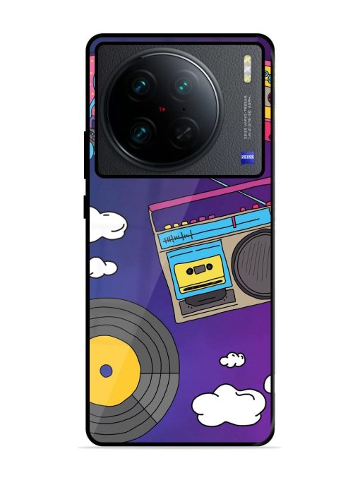 Retro Vibes Glossy Soft Edge Case for Vivo X90 Pro Chachhi