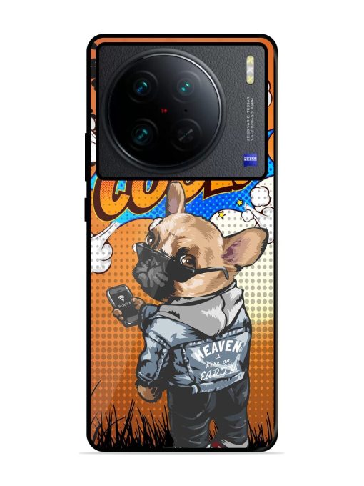 Cool Pup Glossy Soft Edge Case for Vivo X90 Pro Chachhi