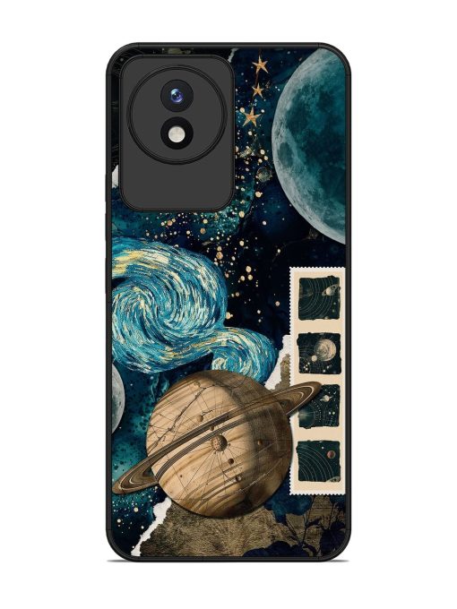 Celestial Tapestry Glossy Soft Edge Case for Vivo Y02 Chachhi