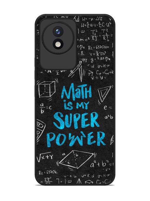 Math Magic Glossy Soft Edge Case for Vivo Y02 Chachhi