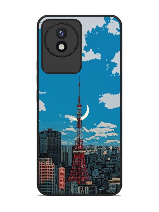 Tokyo Twilight Glossy Soft Edge Case for Vivo Y02 Chachhi