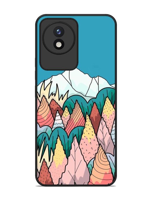 Mountain Dreamscape Glossy Soft Edge Case for Vivo Y02 Chachhi