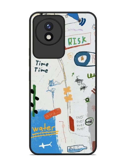 Mind Map Madness Glossy Soft Edge Case for Vivo Y02 Chachhi