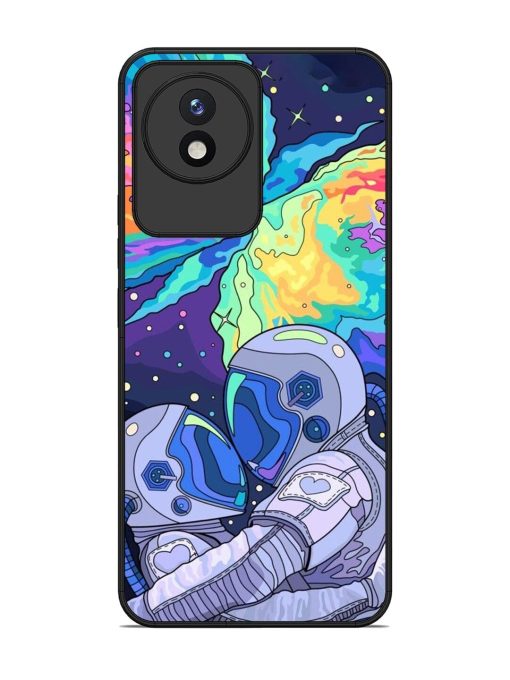 Cosmic Love Glossy Soft Edge Case for Vivo Y02 Chachhi