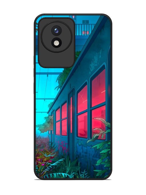 Urban Jungle Glossy Soft Edge Case for Vivo Y02 Chachhi