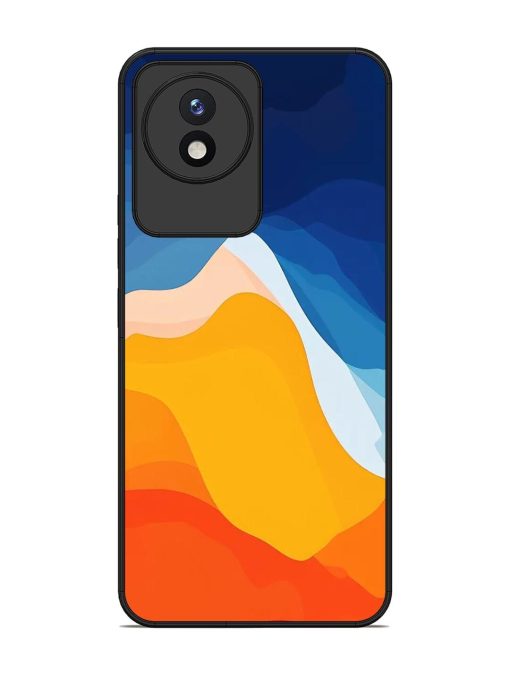 Liquid Landscape Glossy Soft Edge Case for Vivo Y02 Chachhi