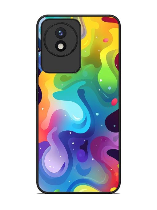 Rainbow River Glossy Soft Edge Case for Vivo Y02 Chachhi