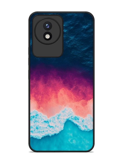 Where The Ocean Meets The Sky Glossy Soft Edge Case for Vivo Y02 Chachhi