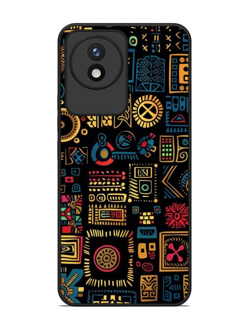 Tribal Tapestry Glossy Soft Edge Case for Vivo Y02 Chachhi