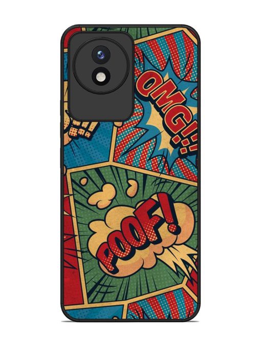 Comic Book Chaos Glossy Soft Edge Case for Vivo Y02