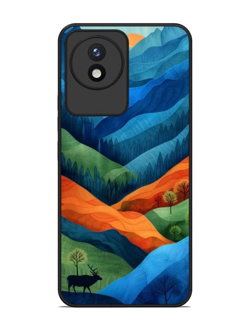 Layers Of The Land Glossy Soft Edge Case for Vivo Y02 Chachhi