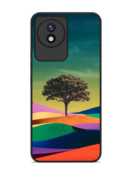 Rainbow'S Lone Sentinel Glossy Soft Edge Case for Vivo Y02