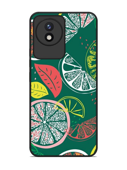 Citrus Symphony Glossy Soft Edge Case for Vivo Y02 Chachhi