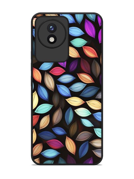 Colorful Kaleidoscope Glossy Soft Edge Case for Vivo Y02 Chachhi