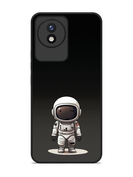 Neon Astronaut Glossy Soft Edge Case for Vivo Y02 Chachhi