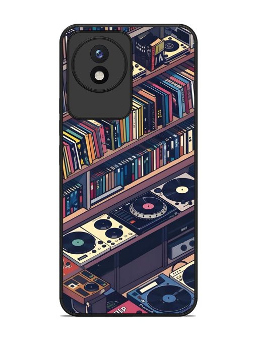 Music Lover'S Haven Glossy Soft Edge Case for Vivo Y02 Chachhi