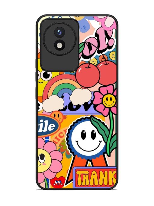 Good Times Good Vibes Glossy Soft Edge Case for Vivo Y02 Chachhi