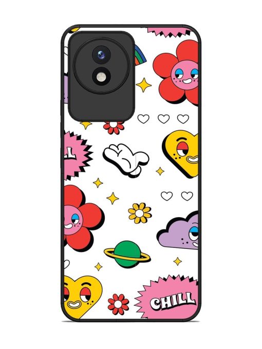 Whimsical Wonderland Glossy Soft Edge Case for Vivo Y02 Chachhi