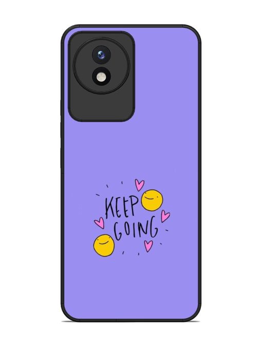 Smiling Through It All Glossy Soft Edge Case for Vivo Y02 Chachhi